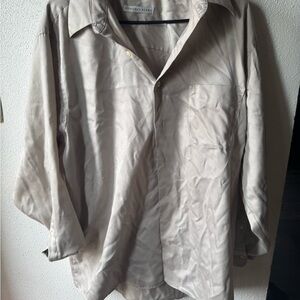 Men's Beige Geoffrey Beene Shirt